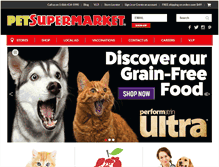 Tablet Screenshot of petsupermarket.com